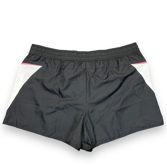 Fila Womens Athletic Shorts Moisture Wicking Reflective Cool Factor Black 1X - Picture 3 of 9